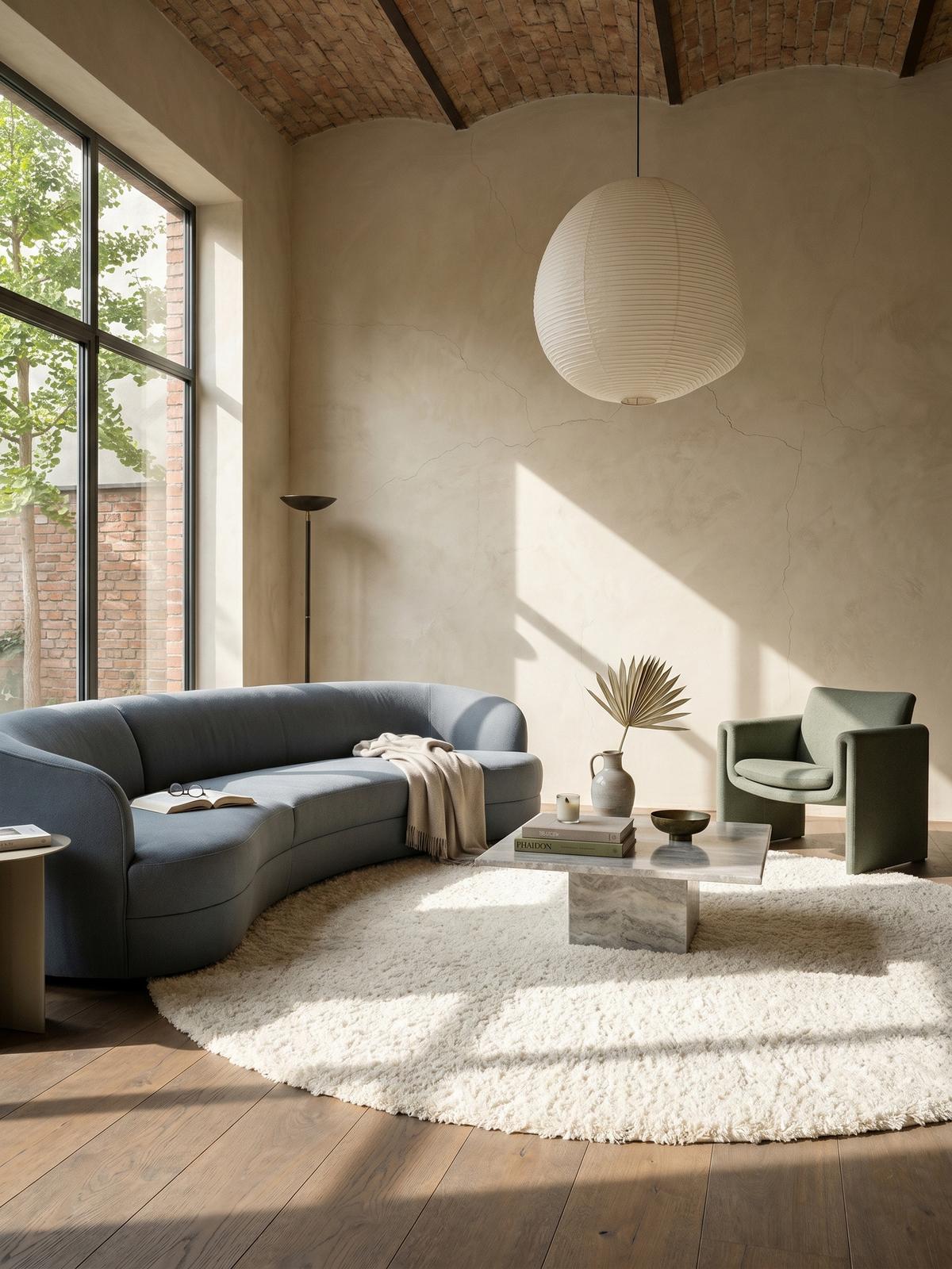 HOCHFLORTEPPICH RHEIN, einfarbig, aus Polypropylen, Creme, Ø 200 cm - Beige, Textil (200/200cm) - KADIMA DESIGN