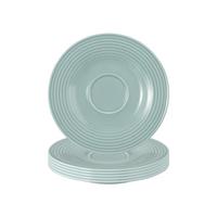 UNTERTASSEN Beat Color Glaze Arktisblau ø 13,7 cm 6er Set - Blau, Keramik (13.7cm) - Seltmann Weiden