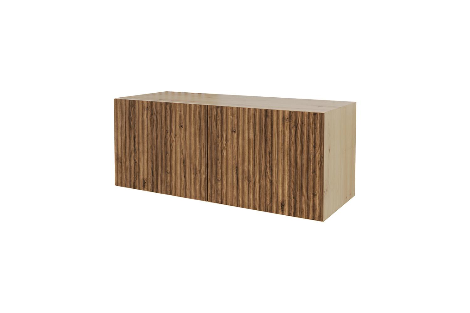 LOWBOARD NOA-2-W 100x40x40 cm - Artisan / Katania - Eiche Wotan, Holzwerkstoff (100/40/40cm) - ALTDECOR