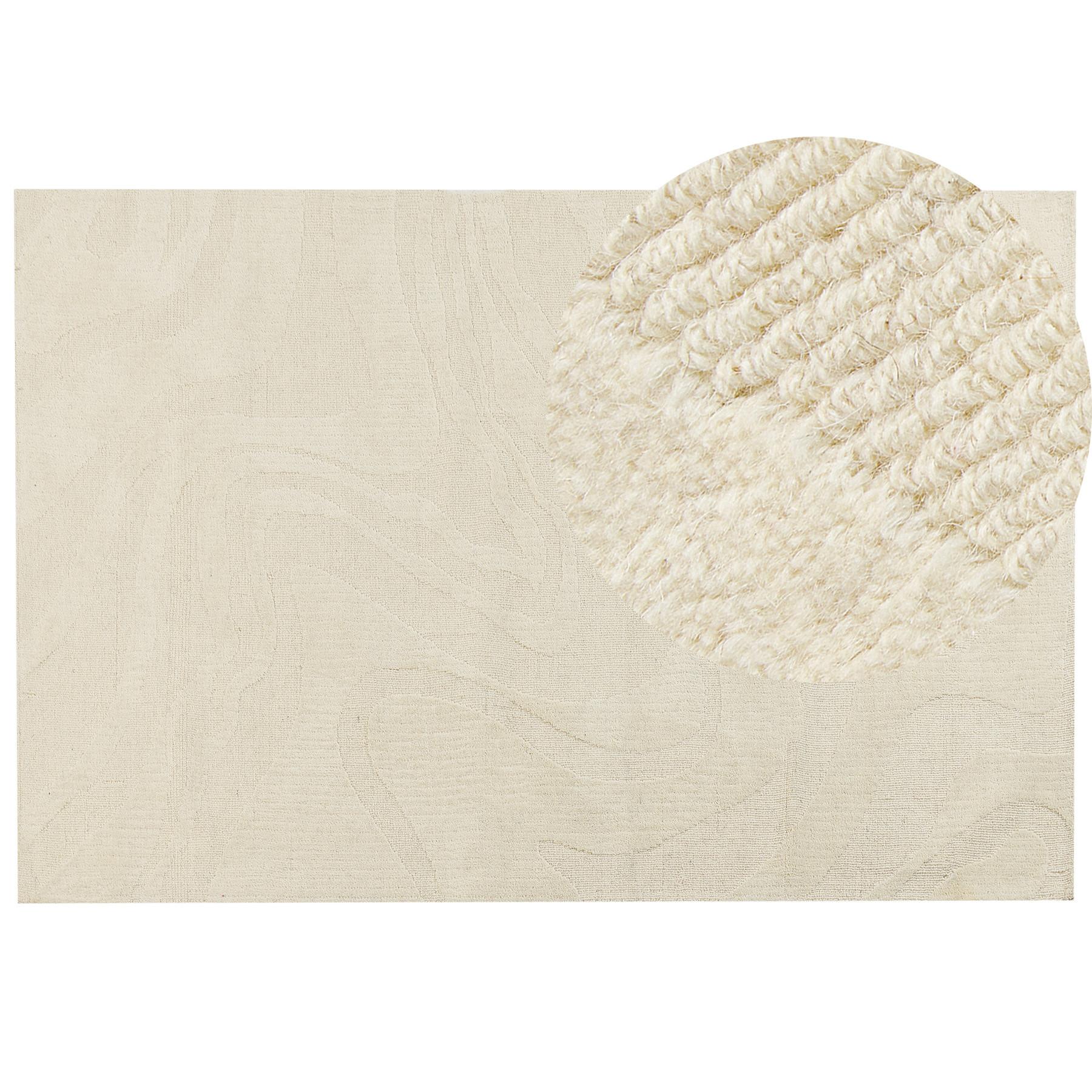 TEPPICH Beige 200/300 cm Wolle Sasnak - Beige, Textil (200/300cm) - Beliani
