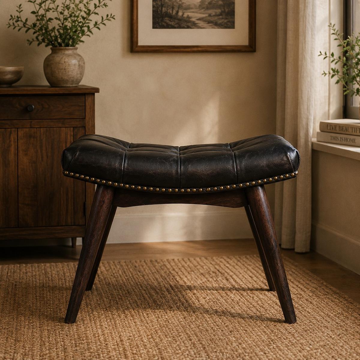 BANK California - Braun, Holz (40/52/63cm) - Artisan Furniture