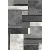 TEPPICHLÄUFER Patchwork BIENO Polypropylen Grau 80 x 340 cm - Grau, Textil (80/340cm) - KADIMA DESIGN