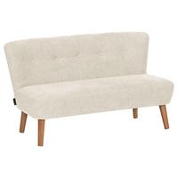 KINDERSOFA 2-Sitzer Katya Flachgewebe creme - Creme, Kunststoff (97/54/50cm) - 58aufmkessel