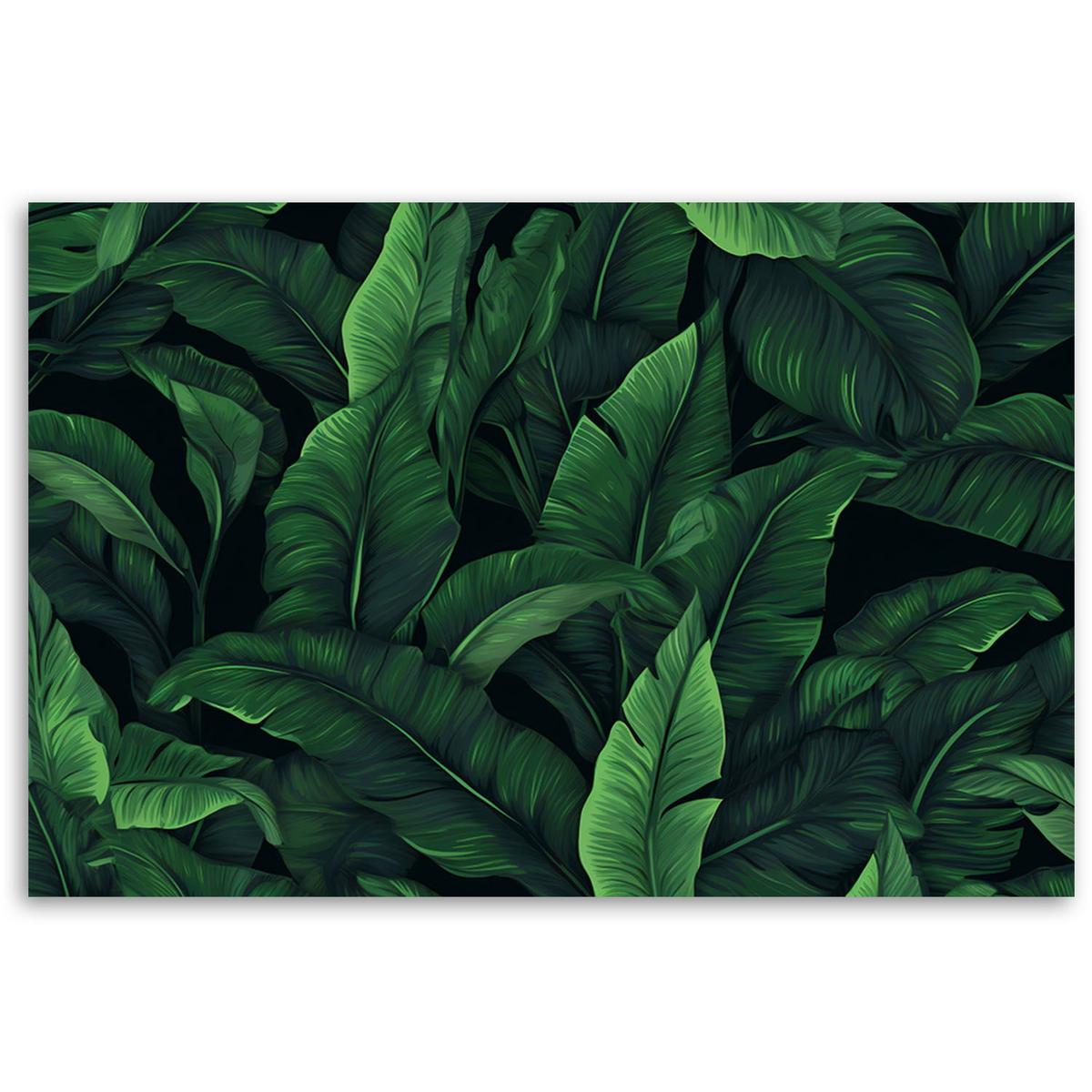 KUNSTDRUCK Grün 120/80 cm - Grün, Textil (120/80cm) - KUNSTLOFT