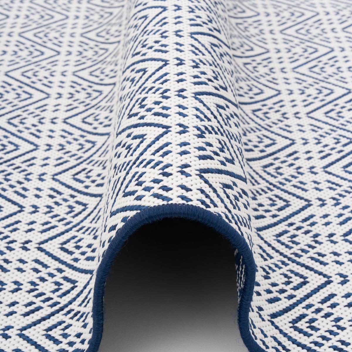 IN- UND OUTDOOR TEPPICH LÄUFER BEIDSEITIG CAPE COD - Dunkelblau, Textil (100/300cm) - Snapstyle