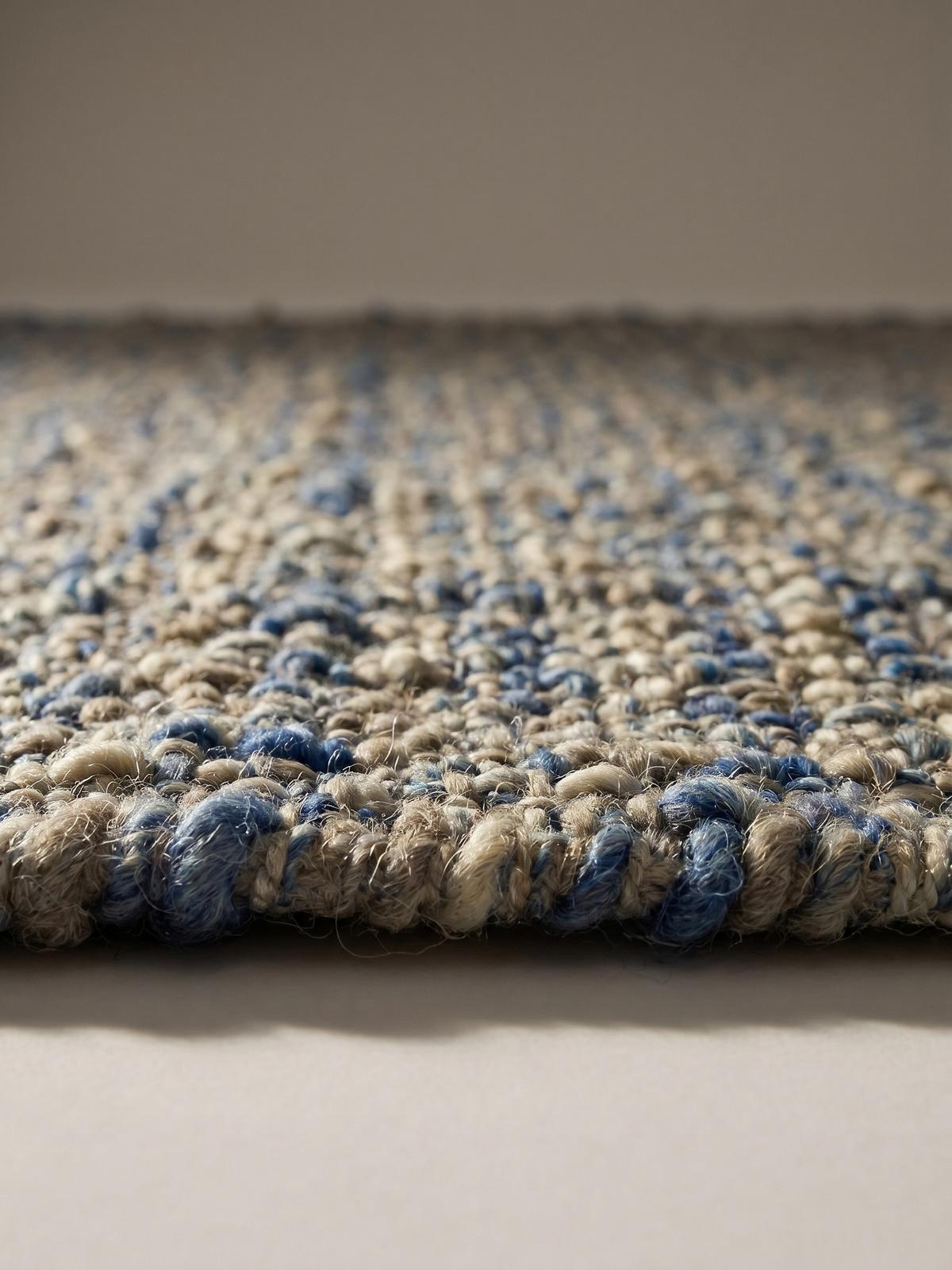 WOLLTEPPICH OTLEY, einfarbig, Blau, 200 x 290 cm - Blau, Textil (290/200cm) - KADIMA DESIGN
