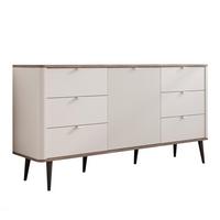 KOMMODE mit Schubladen NAVANI 160 cm Kaschmir Nuss - Kaschmir/Nussbaumfarben, Holzwerkstoff (160/82/40cm) - Idohome