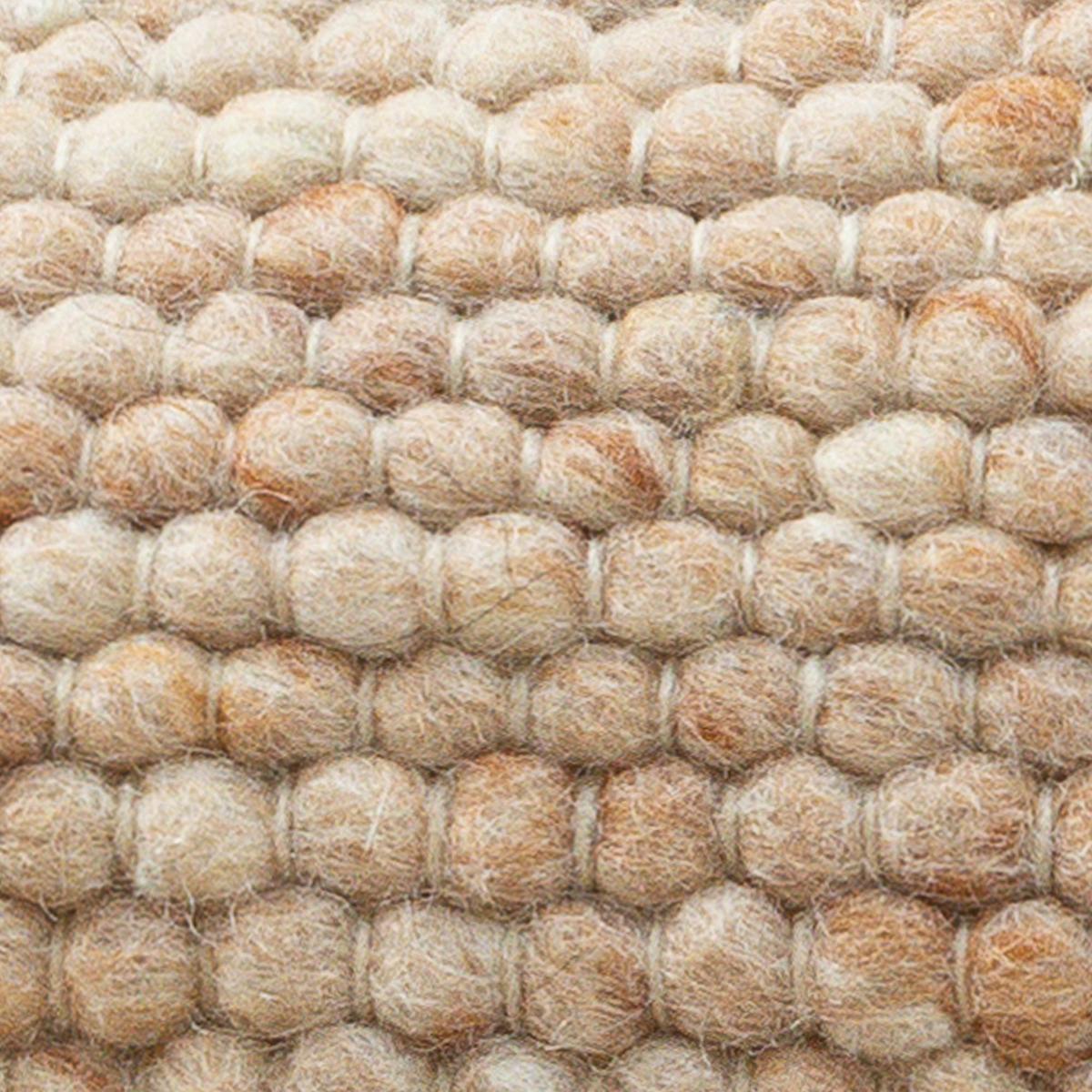 HANDWEBTEPPICH Atlas 70x140 cm - Beige, Textil (70/140cm) - Rug and Roll