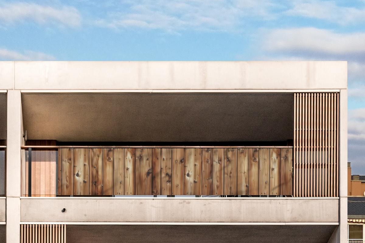 BALKON-SICHTSCHUTZ Holz - Regale - Braun Groß 500x95 cm - Buchefarben, Kunststoff (500/95cm) - MuchoWow