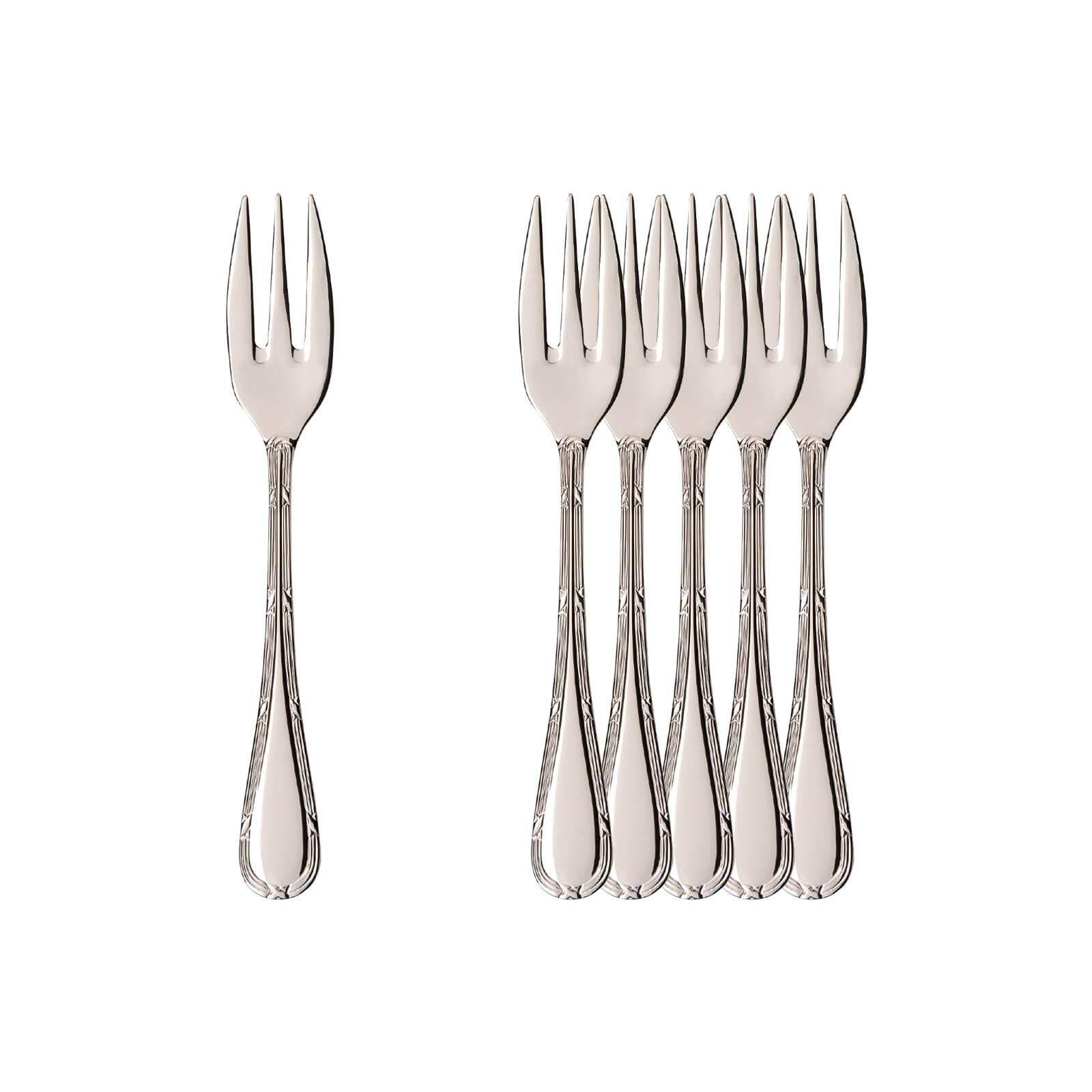 KUCHENGABELN Kreuzband Septfontaines edelstahl 14,5 cm 6er Set - Silberfarben, Metall - Villeroy & Boch