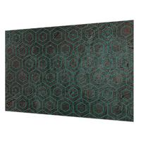FOTOTAPETE 104x70 cm - Geometrisches Muster - Braun, Textil (104/70cm) - Wallfluent