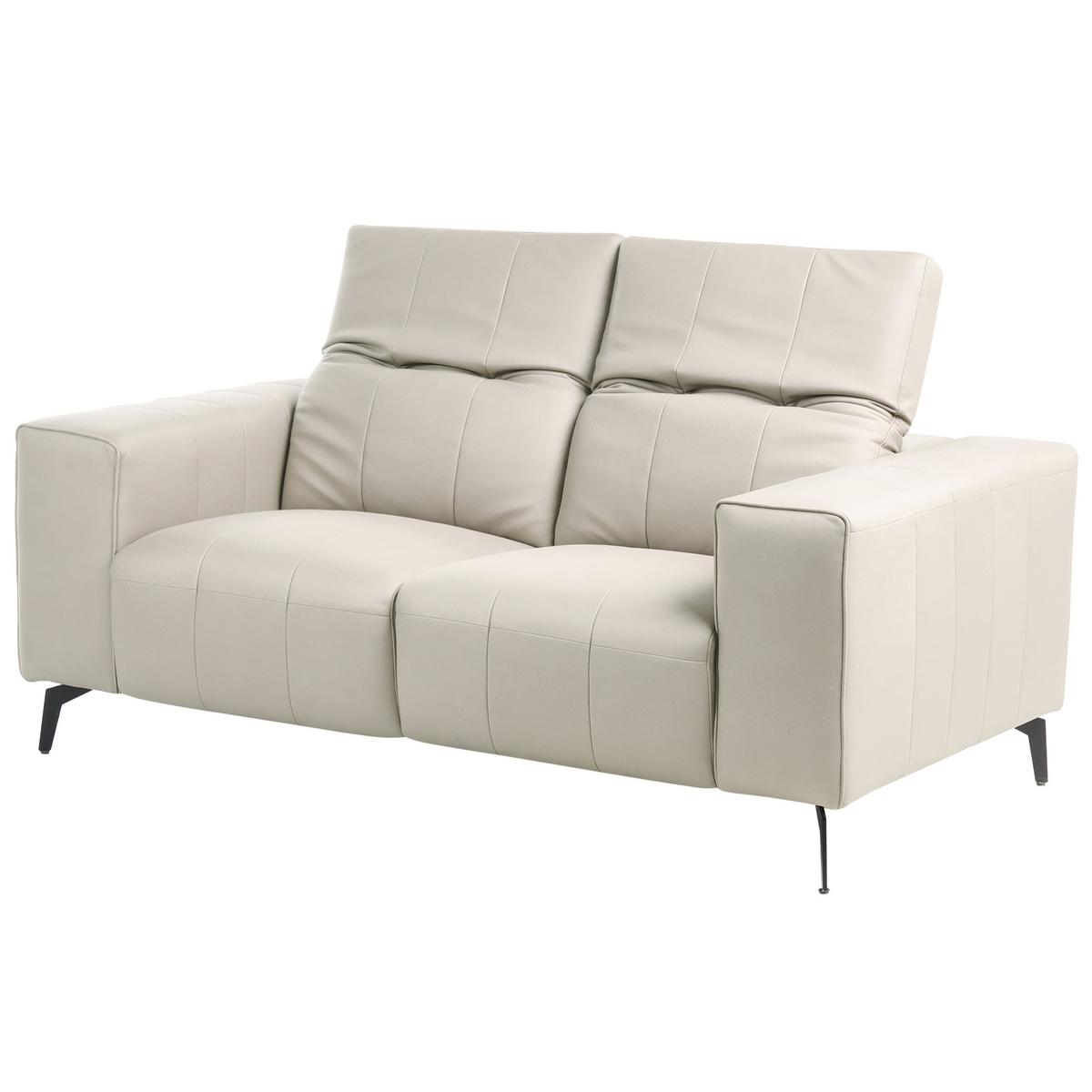 2-SITZER-SOFA Stoff Hellbeige Ommel - Beige, Textil (172/80/102cm) - Beliani