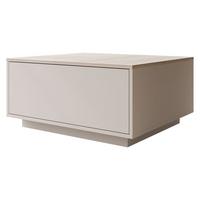 COUCHTISCH Bavro - Sandfarben/Schwarz, Holzwerkstoff/Kunststoff (70/80/39cm) - MIRJAN24