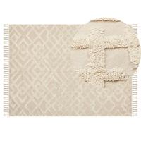 KURZFLOR-TEPPICH Ardahan 200/140 cm - Beige, Textil (140/200cm) - Beliani