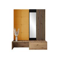 GARDEROBE Premium - Orange, Holzwerkstoff (172/205/42cm) - MIRJAN24