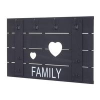 WANDGARDEROBE FAMILY SHABBY-LOOK Grau - Grau, Holz (90/60/3cm) - MCW