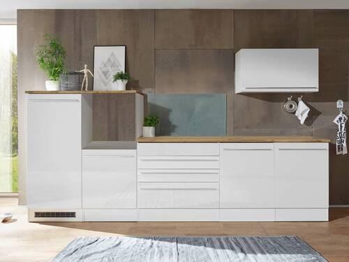 Kuhinjski blok  v beli barvi brez aparatov