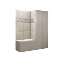 GARDEROBEN-SET Orion III - Kaschmir/Beige, Holzwerkstoff/Kunststoff (158/186/46cm) - MIRJAN24