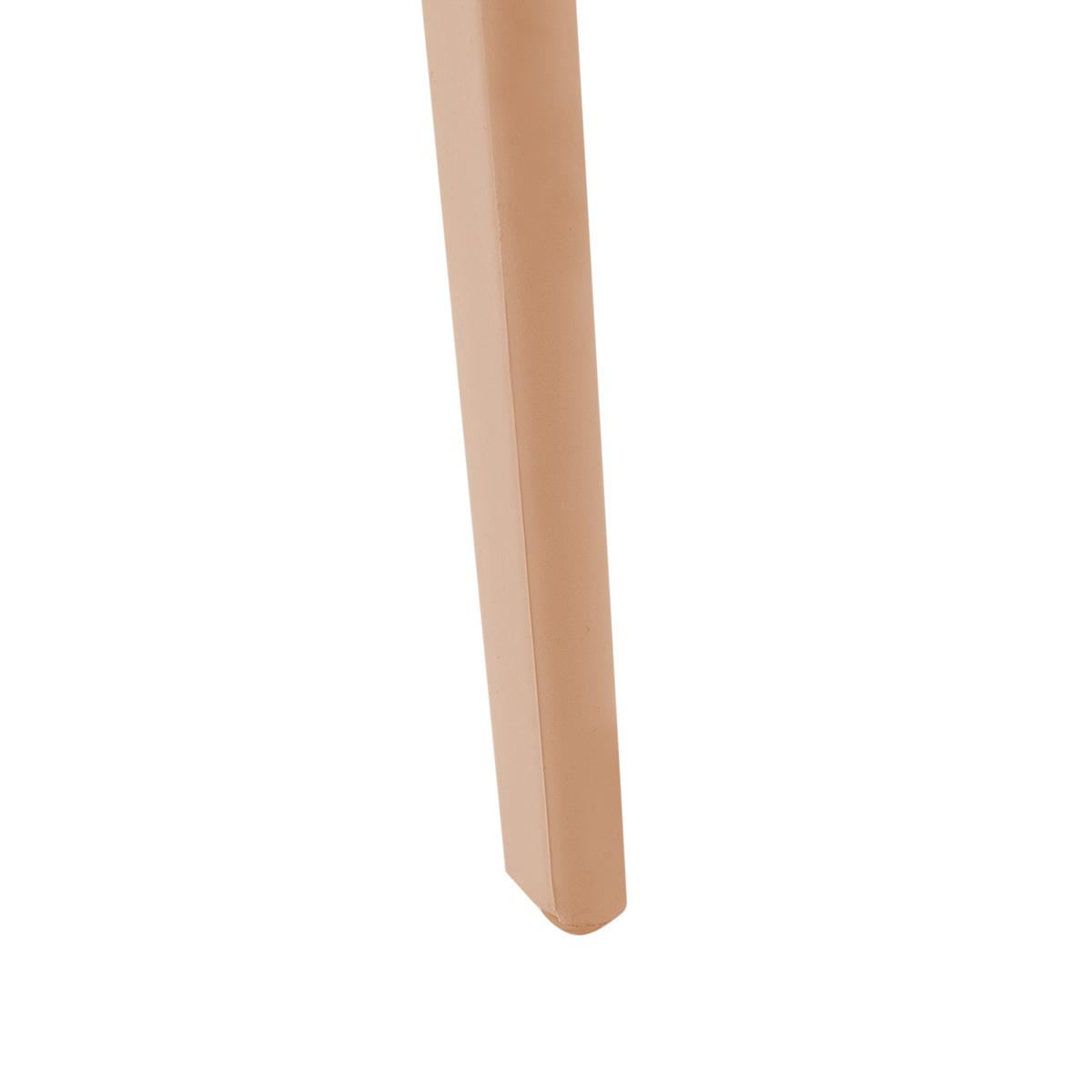 GARTENSTUHL 4er-Set Sandbeige Illumani - Sandfarben, Kunststoff (42/80/48cm) - Beliani