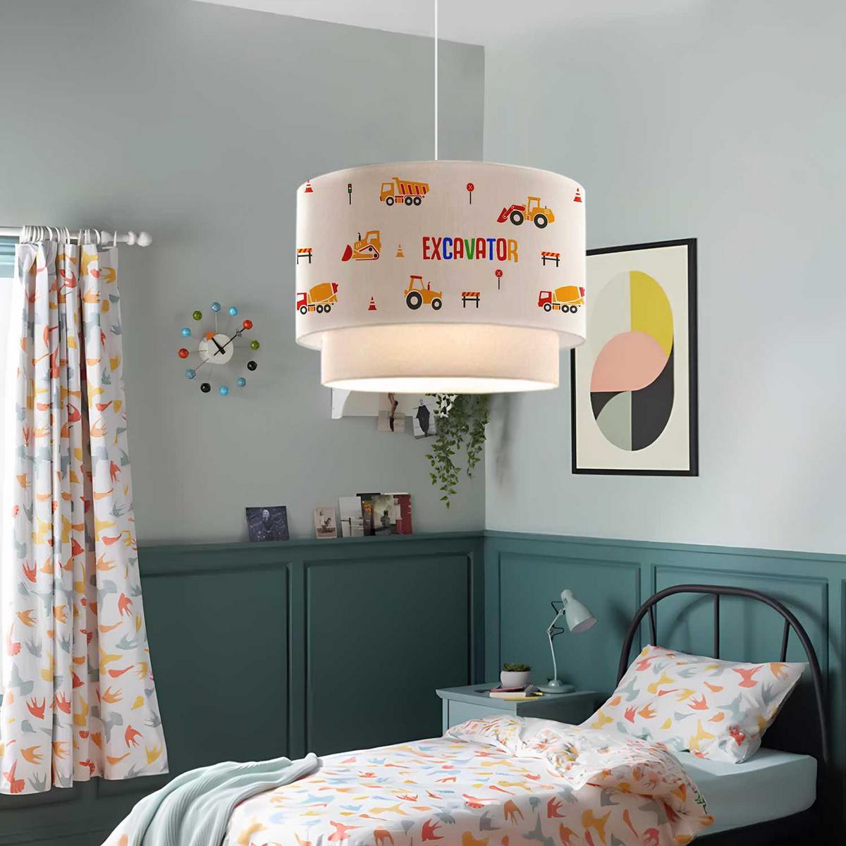 HÄNGELEUCHTE Lurgan - Weiß, Textil (30/30/70cm) - lux.pro