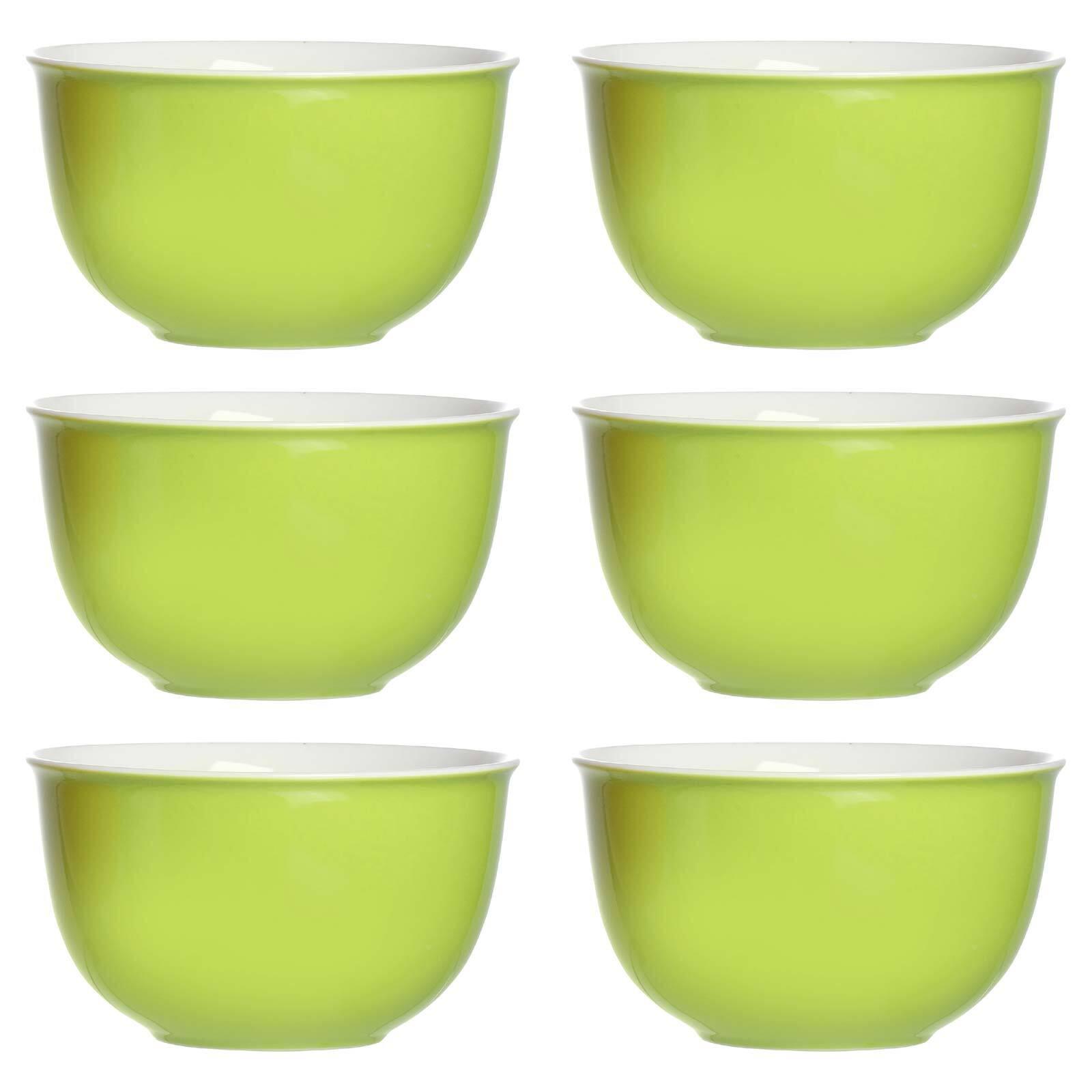 MÜSLISCHALEN Doppio Grün ø 14 cm 6er Set - Grün, Keramik (14cm) - Ritzenhoff Breker