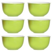 MÜSLISCHALEN Doppio Grün ø 14 cm 6er Set - Grün, Keramik (14cm) - Ritzenhoff Breker