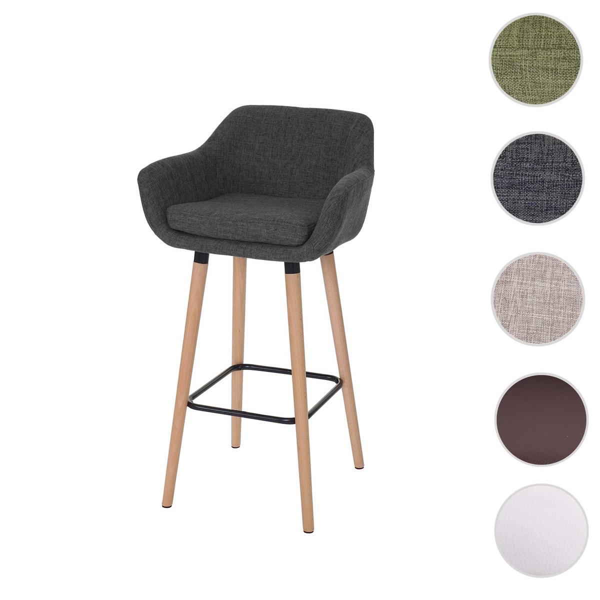BARHOCKER Anthrazit - Anthrazit, Textil (53/99/45cm) - MCW