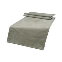 TISCHLÄUFER FarbTon Chenille-Haptik greig-taupe 140/40 cm - Taupe, Textil (40/140cm) - beties Heimtextil