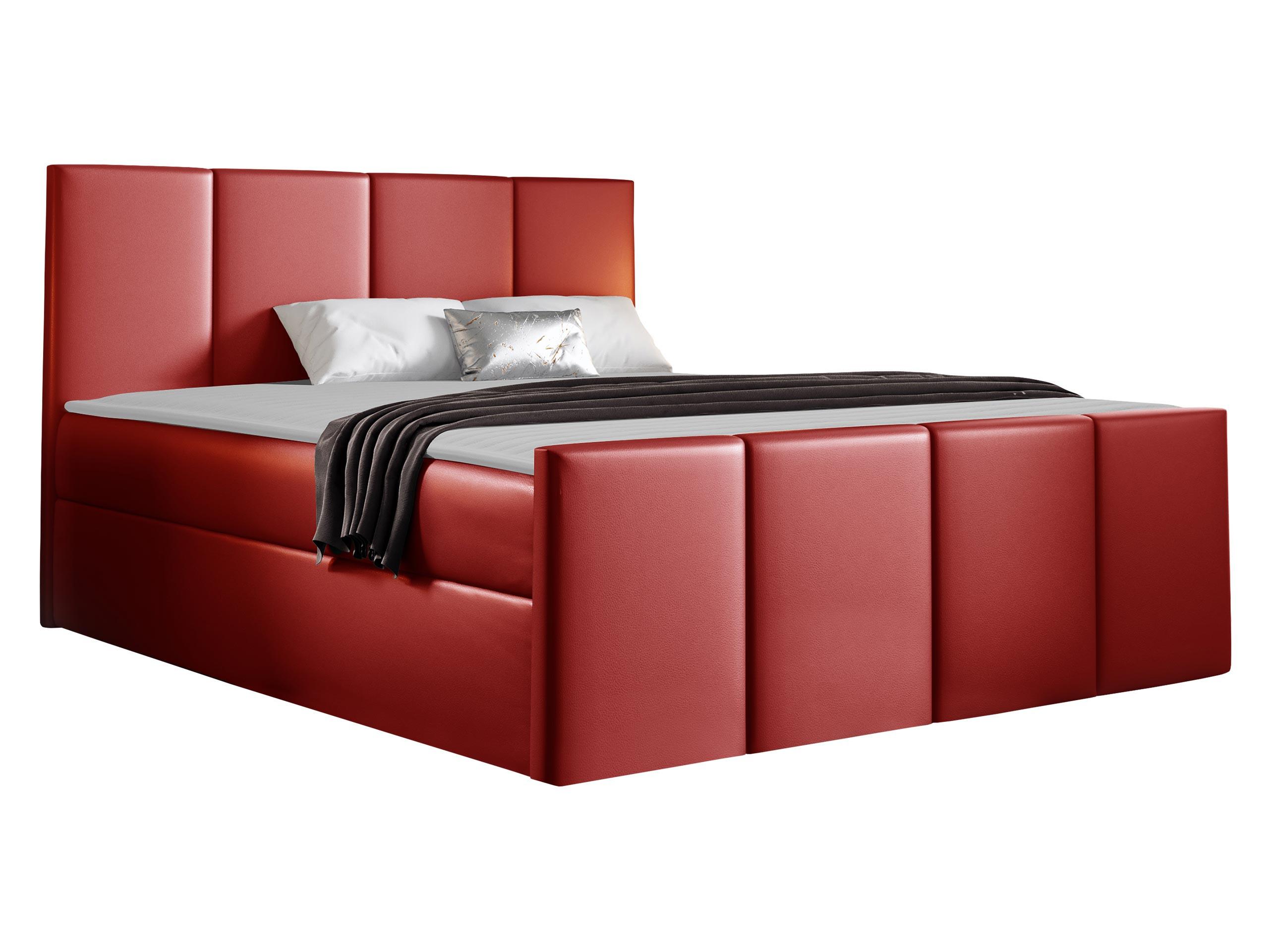 BOXBETT Lars - H3 - Rot, Holz (160/200cm) - MIRJAN24