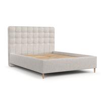 POLSTERBETT Paloma 120/200 cm Hellbeige im Neve Stoff - Sandfarben/Naturfarben, Holz/Holzwerkstoff (120/200cm) - AltaBeds