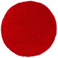 HOCHFLOR LANGFLOR SHAGGY TEPPICH FLUFFY RUND - Rot, Textil (160/160cm) - Pergamon
