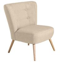 SESSEL Kassi Bezug Flachgewebe Buche natur / beige - Weiß, Kunststoff (69/80/68cm) - 58aufmkessel