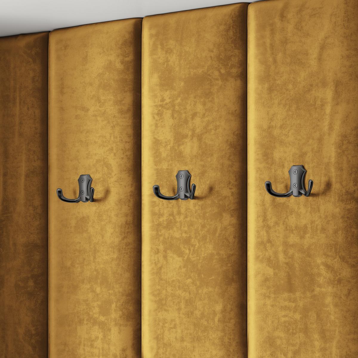GARDEROBENSCHRANK REMA 180/240/60 cm Modern Garderobe-Set Eiche Wotan - Gelb/Eiche Wotan, Holzwerkstoff (180/240/60cm) - MASSENO