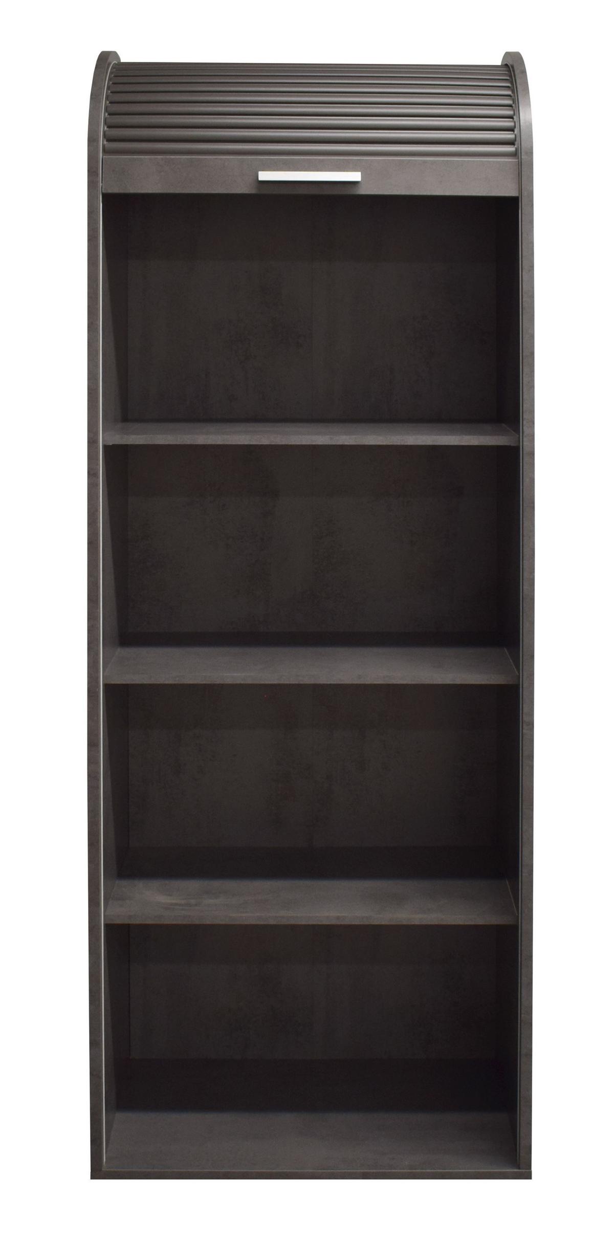 JALOUSIESCHRANK Eadith 69 x 44 x 192 Rollladenschrank Graphit/Graphit - Graphitfarben, Holz (69/192/44cm) - 58aufmkessel