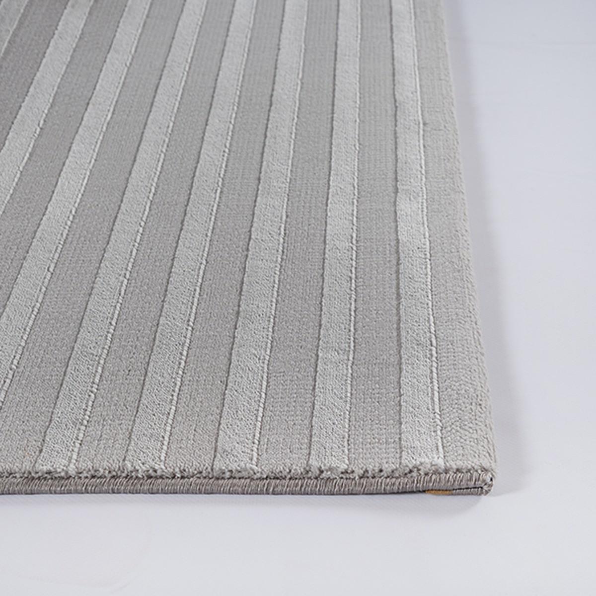 TEPPICHLÄUFER Geometrisch ERESMA Polyester Grau 80 x 300 cm - Grau, Textil (80/300cm) - KADIMA DESIGN