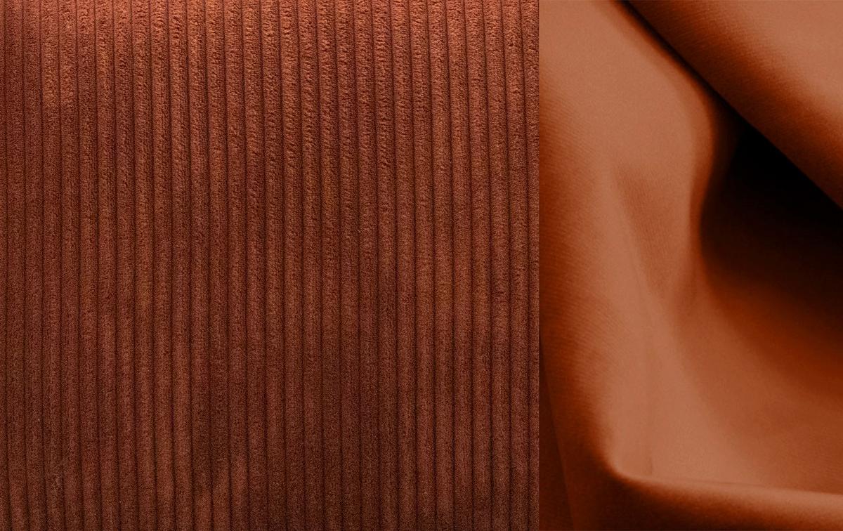 ECKSOFA TAUER 5-Sitzer, orange - Schwarz/Orange, Holzwerkstoff/Kunststoff (173/294cm) - Wozimo