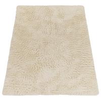 HOCHFLORTEPPICH, einfarbig, aus Polyester, Elfenbein, 60 x 100 cm - Champagner, Textil (100/60cm) - KADIMA DESIGN