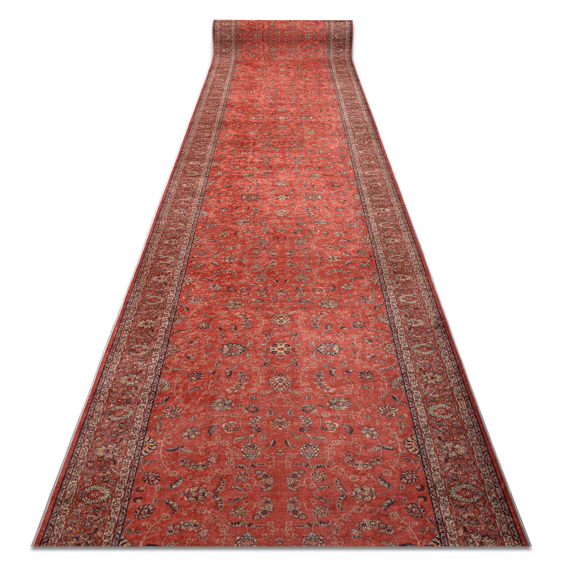 LÄUFER Antirutsch LOTUS 80/190 cm - Rot, Textil (80/190cm) - rugsX