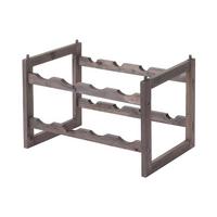 WEINREGAL Braun - Braun, Holz (41/26/24cm) - MCW