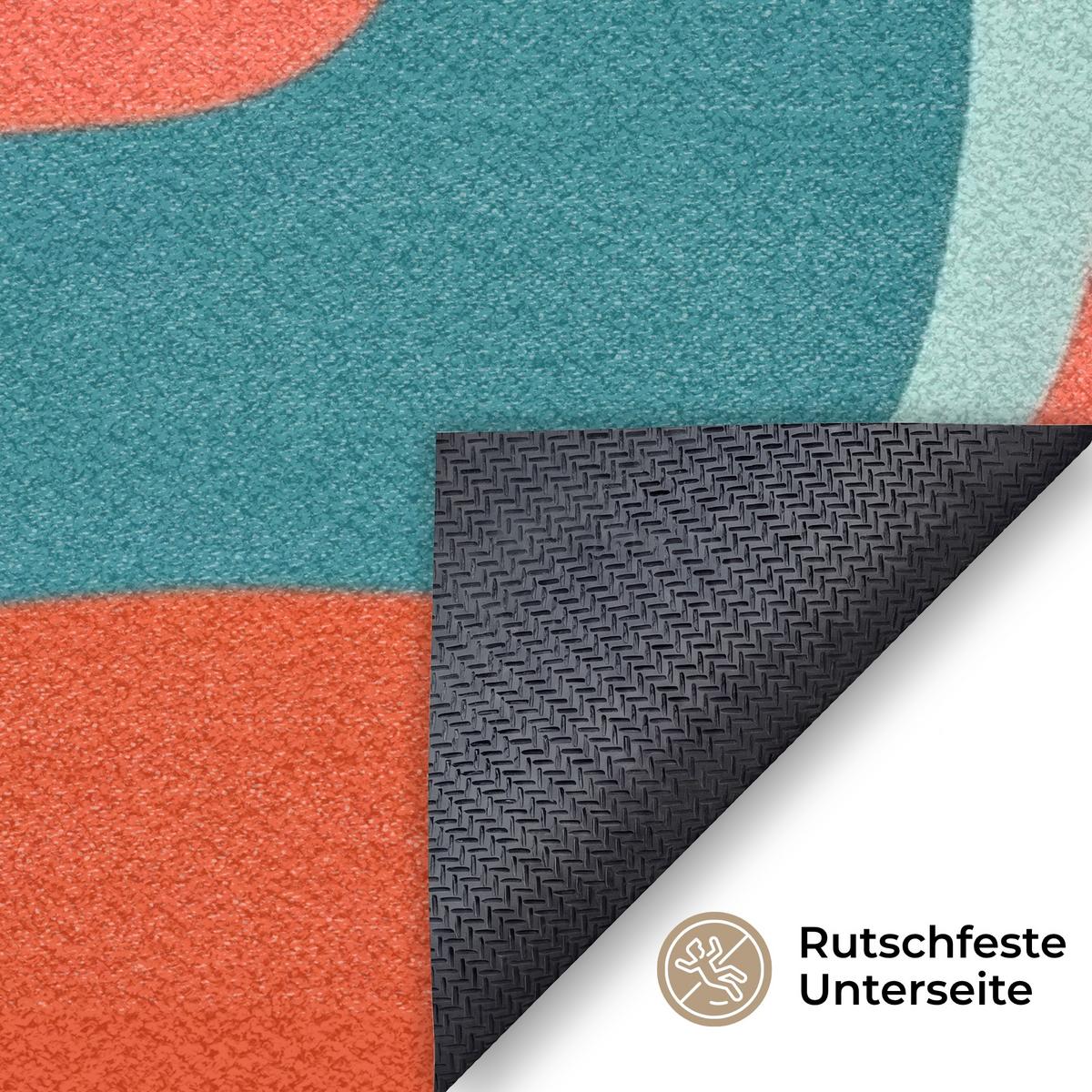 FUSSMATTE Formen - Bunt - Abstrakt - Flugzeuge Sauberlaufmatte 150x90 cm - Multicolor, Kunststoff (150/0.4cm) - MuchoWow
