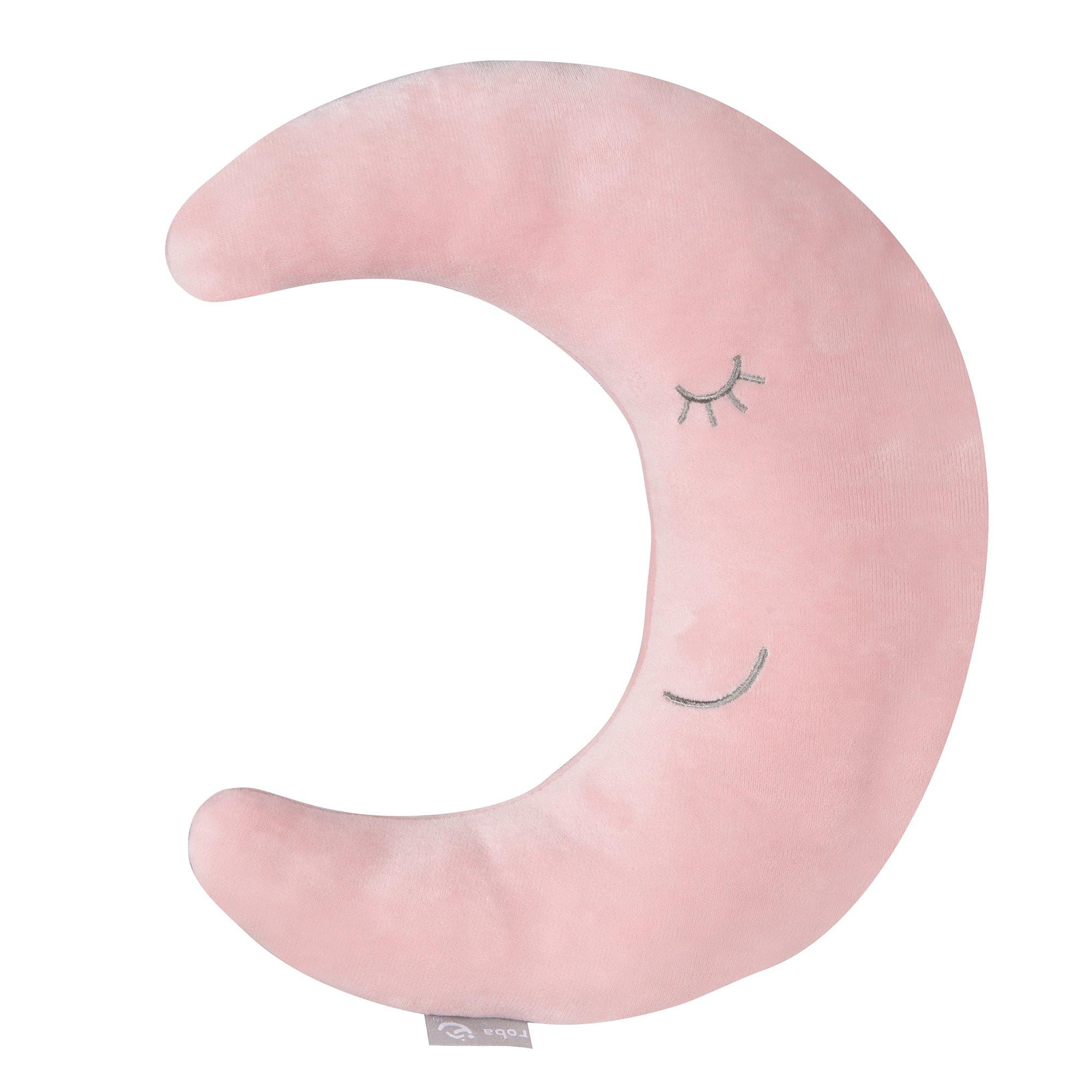 NACKENKISSEN Mond rosa - Rosa, Textil (25/8cm) - Roba