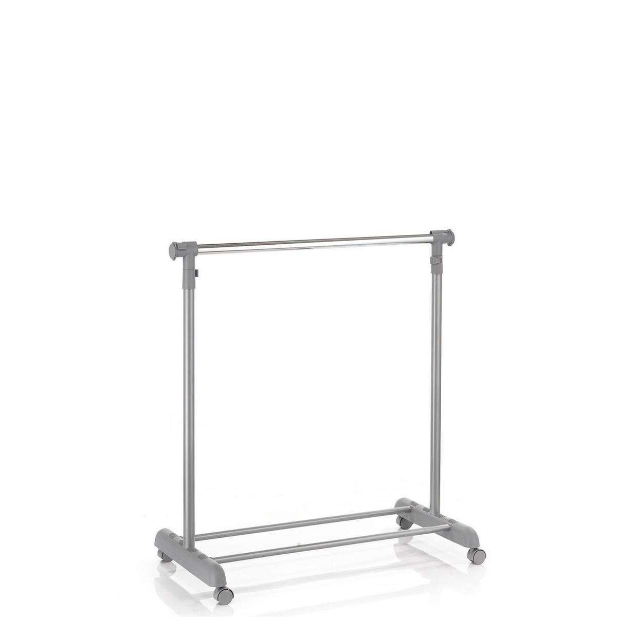 ROLLGARDEROBE SALA grau - Grau, Metall (93/96/44cm) - CARO-Möbel