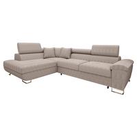 ECKSOFA Cotere Cord, Seite: Links - Sahara, Holz/Textil (270/202cm) - MIRJAN24