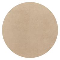 FLACHWEBETEPPICH Dunkel-Beige Ø 160 cm - Beige, Kunststoff (160/160cm) - TT Home
