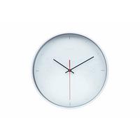 WANDUHR Design Weiß 31/31 cm - Weiß, Holzwerkstoff (30.5/30.5/4cm) - ONZENO