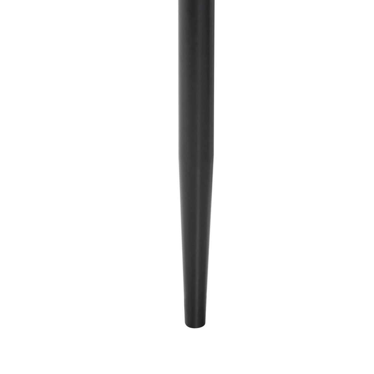 KONSOLENTISCH Schwarz/Braun Blythe - Schwarz/Braun, Holzwerkstoff (35/120/75cm) - Beliani