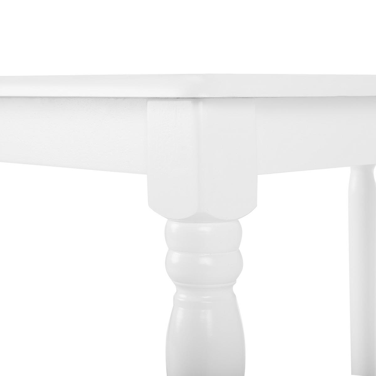 ESSTISCH 180/90/76 cm Weiß Rechteckig Cary - Weiß, Holzwerkstoff (180/90/76cm) - Beliani