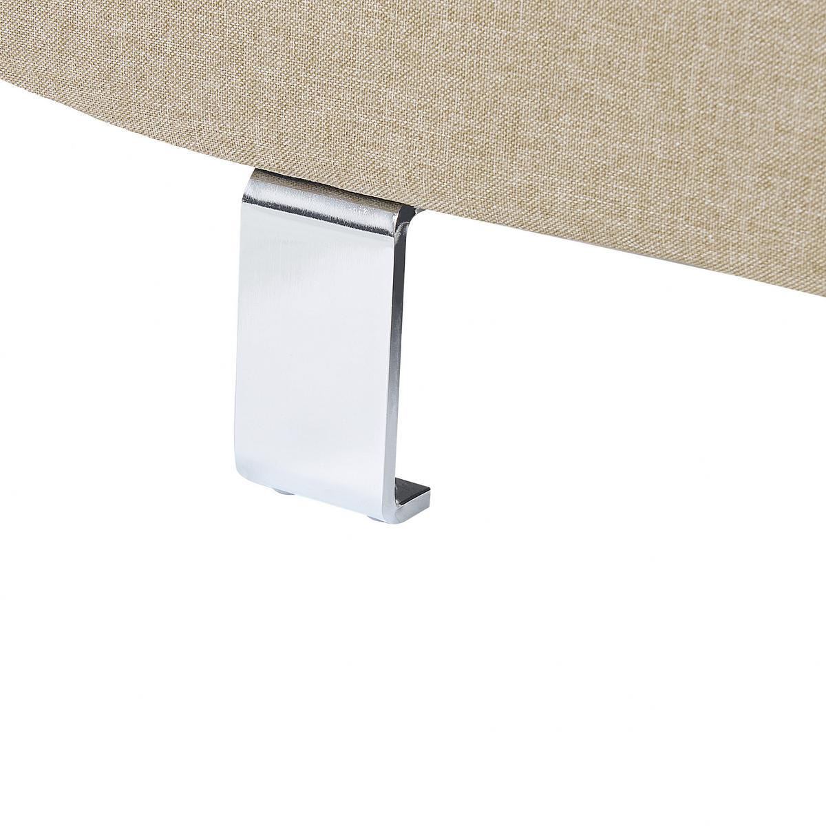 5-SITZER-ECKSOFA Polyester Beige Norrea - Beige, Textil (262/169cm) - Beliani