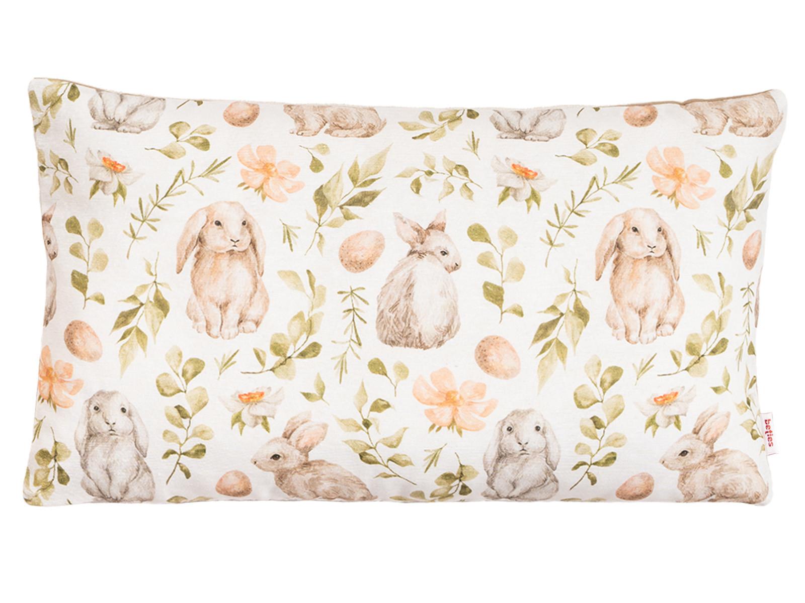 KISSENHÜLLE Hoppel 30/50 cm - Taupe/Beige, Textil (30/50cm) - beties Heimtextil