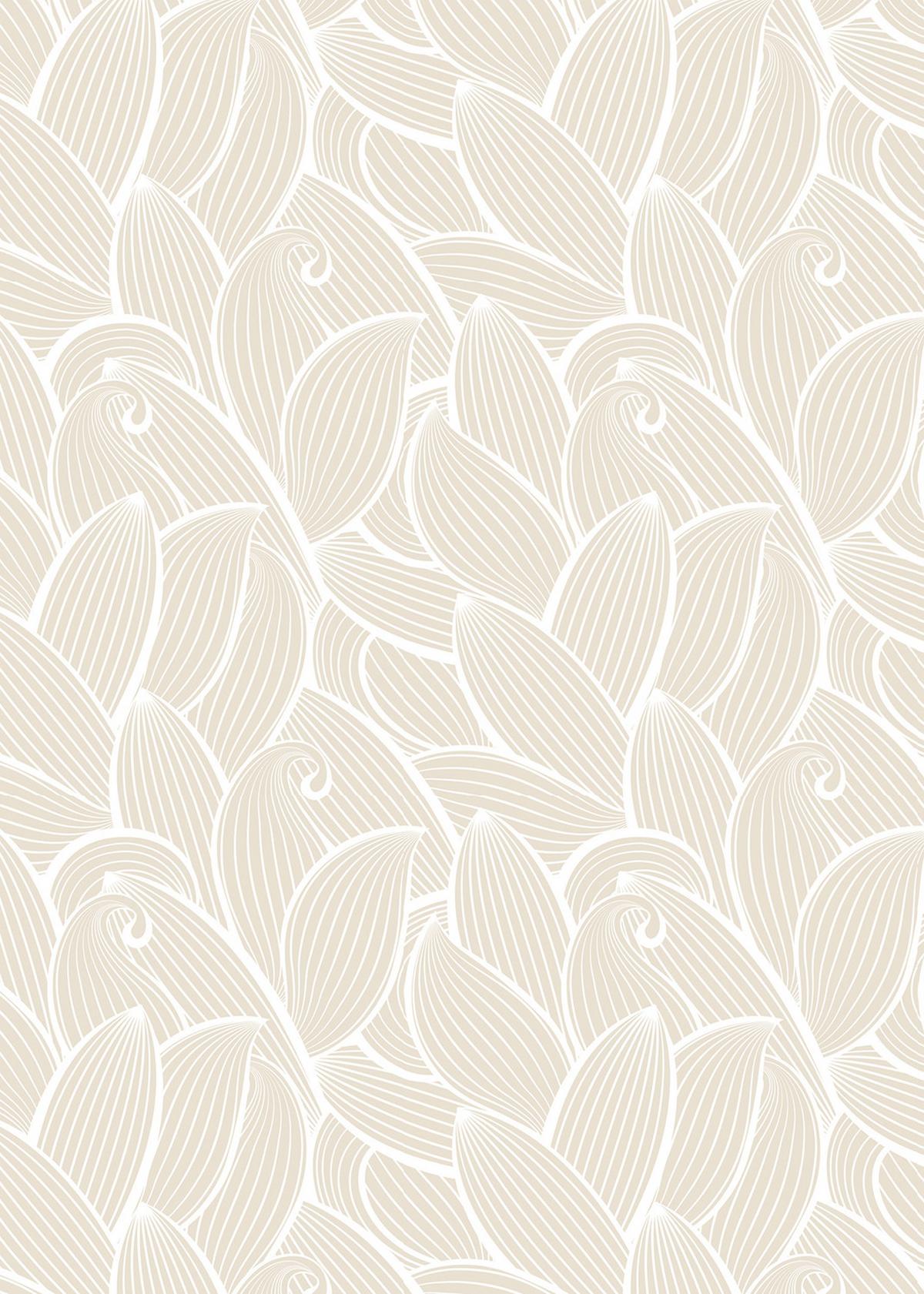 VERDUNKELUNGSROLLO 100x140 cm Blätter - Grau, Textil (100/140cm) - TULUP
